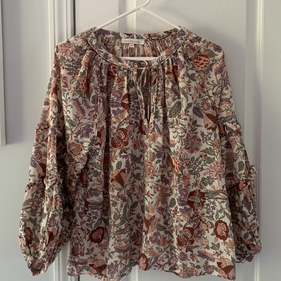 Anthropologie Love The Floral‎ Label Botanical Top NWOT Size Medium - Picture 10 of 14